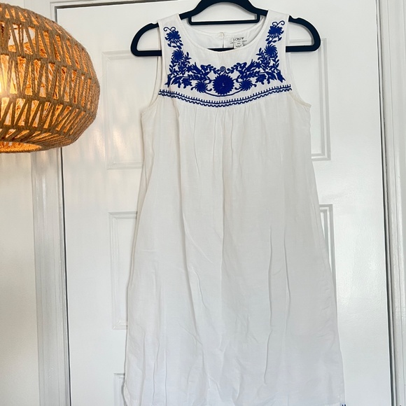 J. Crew Embroidered Shift Dress - Picture 2 of 3